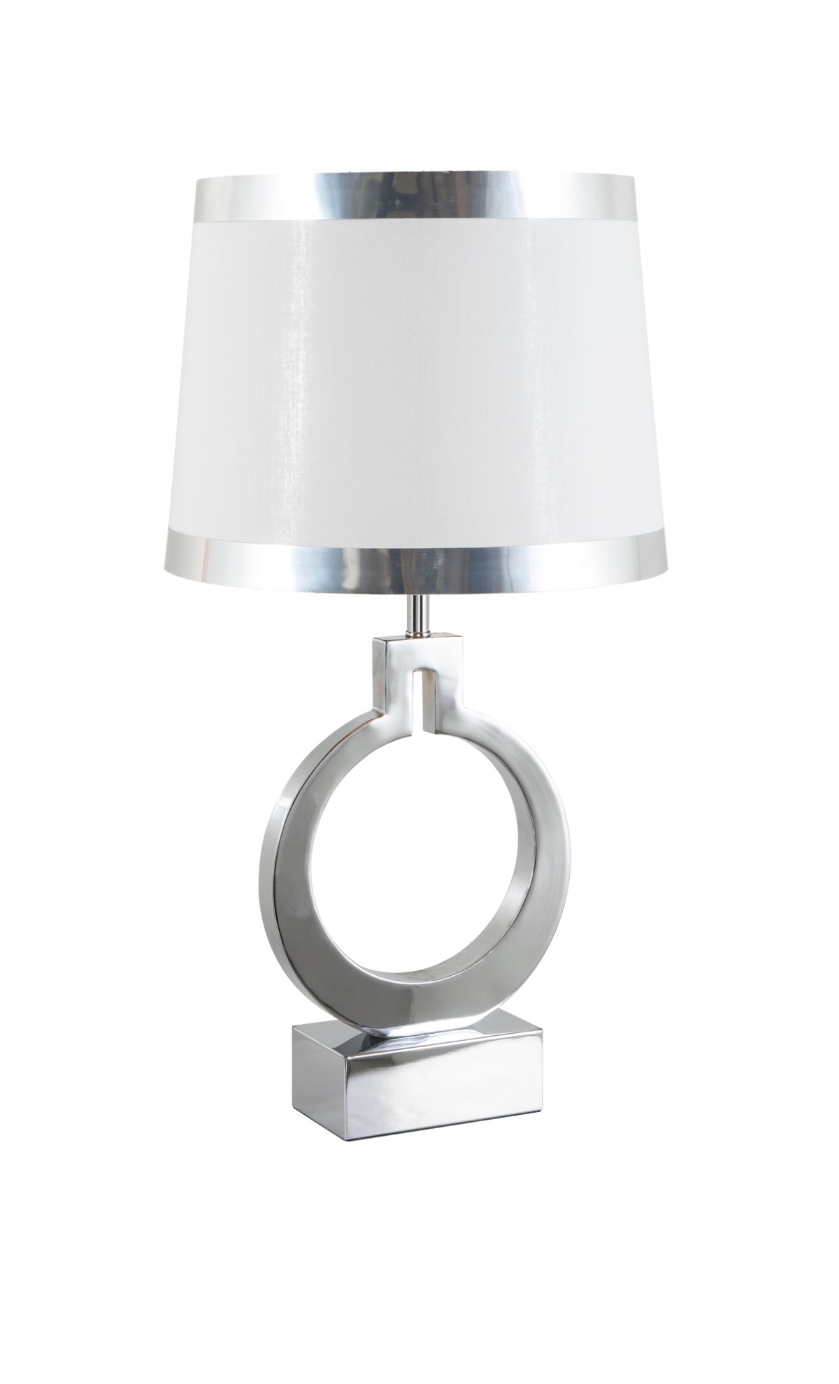 ARLIGHT TLC 8813 CR ΕΠΙΤΡΑΠΕΖΙΑ ΛΑΜΠΑ ΝΙΚΕΛ ΣΤΡΟΓΓΥΛΗ ΒΑΣΗ ΑΜΠΑΖΟΥΡ ΜΠΕΖ ΑΣΗΜΙ ΣΙΡΙΤΙ 1xE27