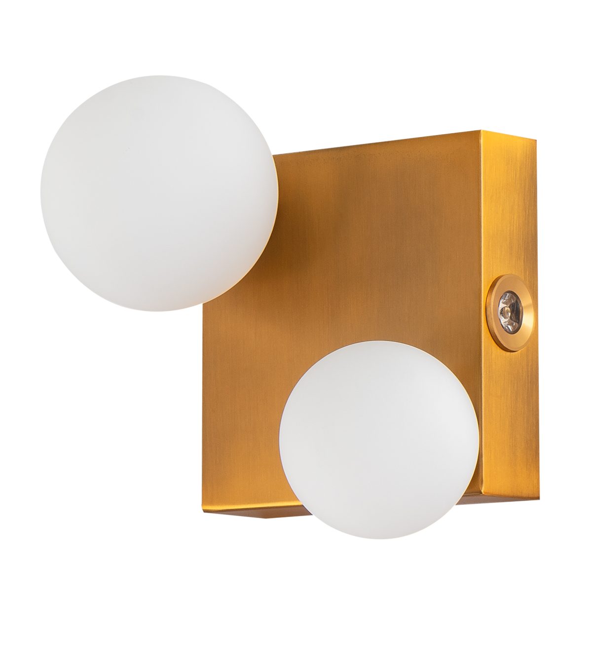 ARLIGHT WLC 2487-2 ΑΠΛΙΚΑ ΤΕΤΡΑΓΩΝΗ ΟΞΥΝΤΕ ΜΕ ΔΥΟ ΓΛΟΜΠΟΥΣ ΟΠΑΛΙΝΑ 2xG9 + LED ΣΠΟΤ