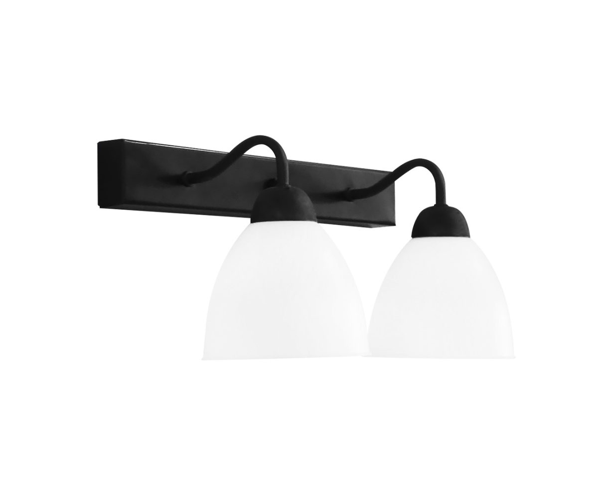 Heronia Φωτιστικό ράγα 2φωτη  OVO/AP 2/L RAGA BL-WH
