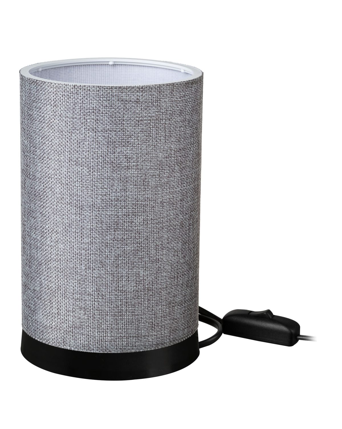 Heronia ΠΟΡΤΑΤΙΦ ΚΥΛΙΝΔΡΙΚΟ ΑΜΠΑΖΟΥΡ TL-07/H-04 ΓΚΡΙ-BLACK  Ε/27