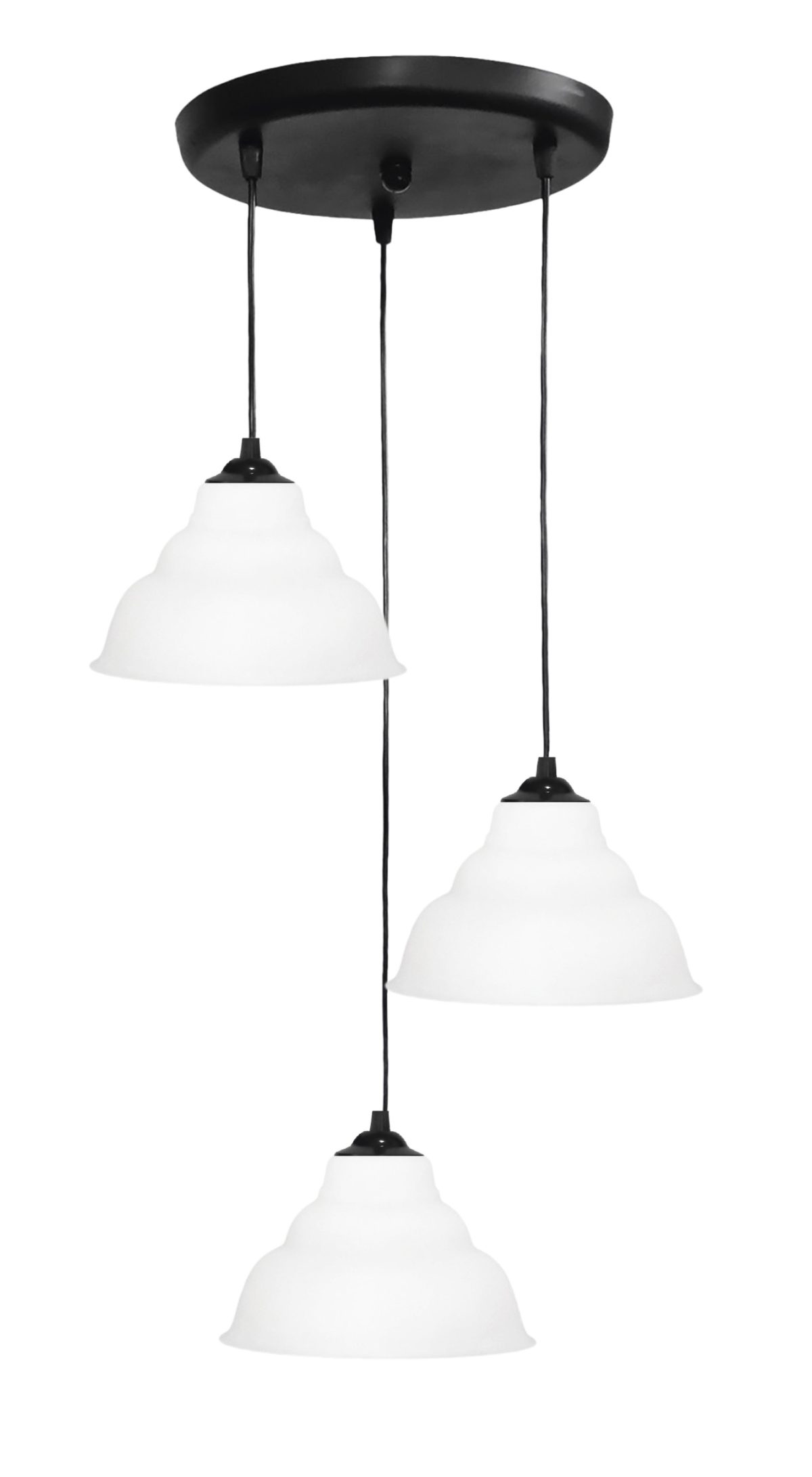 Heronia PUBLIC/20 PENDEL 3/L BLACK-WHITE ΚΡΕΜΑΣΤΟ