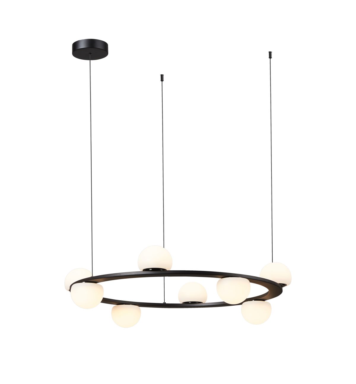 ARLIGHT PDC 565-8 ΠΟΛΥΦΩΤΟ 8/Φ LED ΜΑΥΡΟ ΜΕ ΓΛΟΜΠΟΥΣ 8x7W 3000K 3300 LUM