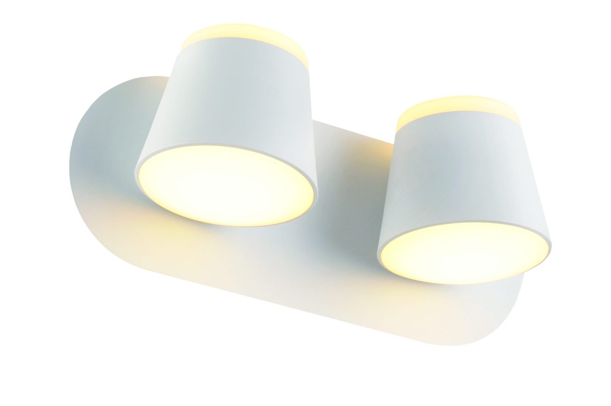 ACA ΕΠΙΤΟΙΧΟ Φ/Σ LED 16W 3000K 1280LM ΛΕΥΚΟ ΜΕΤ/ΚΟ 27X12X11CM LUCIDO